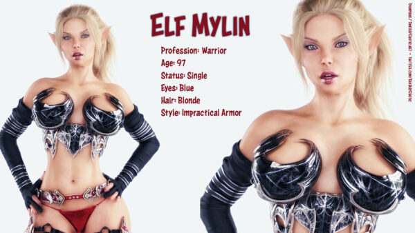 Elf Mylin Warrior Character Sheet